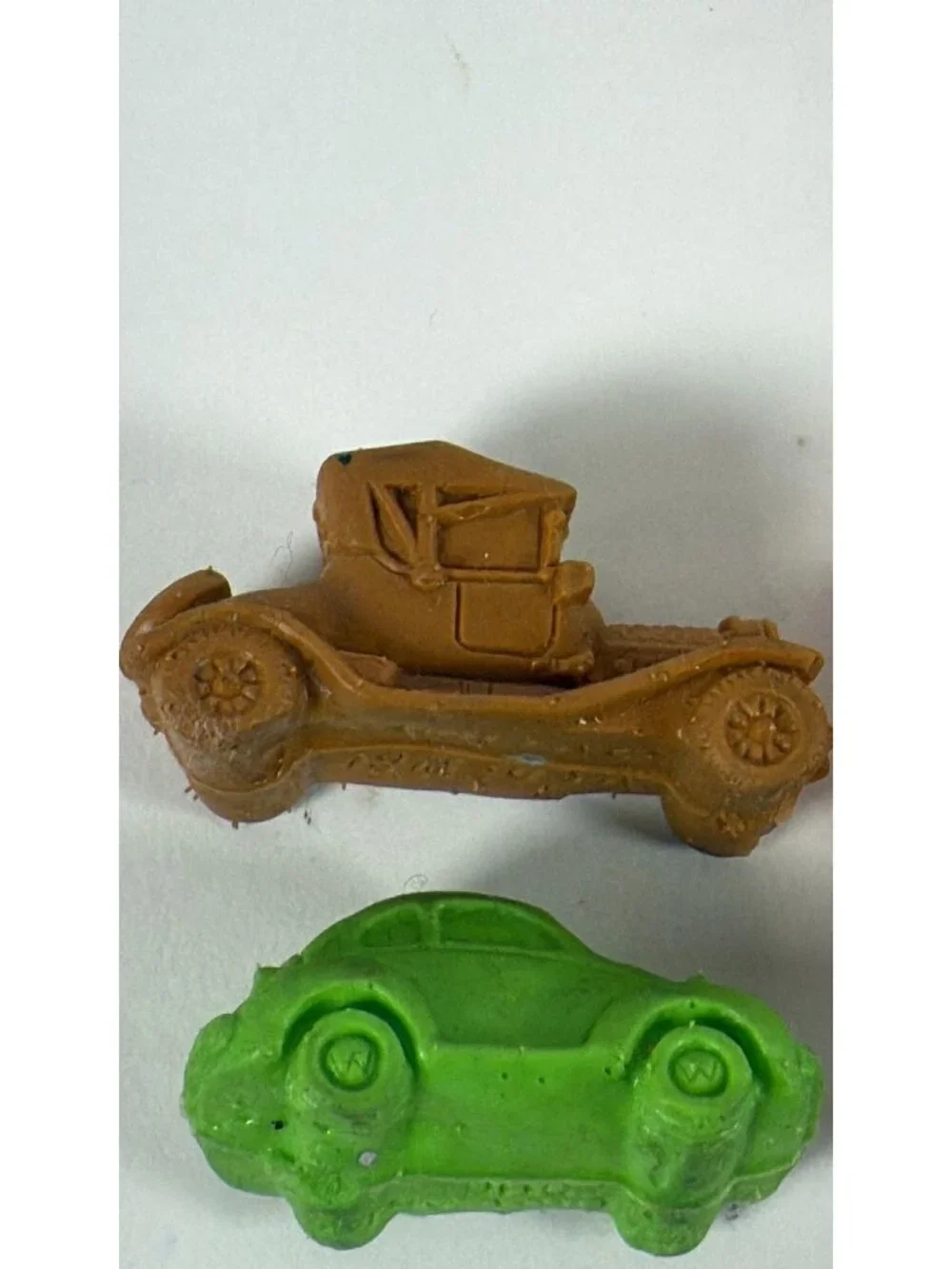 Vintage 1980s Diener Classic Cars Rubber Erasers Set of 5 USA Collectible